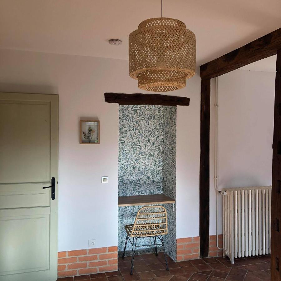 Ferienwohnung L'Ancienne Forge Allemant Exterior foto